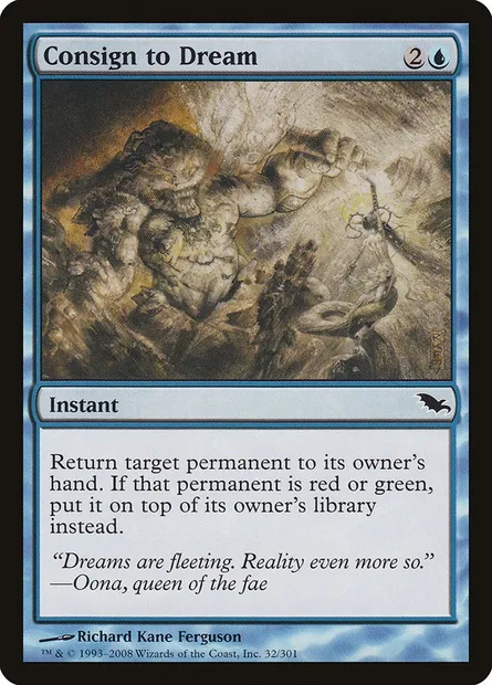 Consign to Dream, Magic card SHM 32 — Shadowmoor set