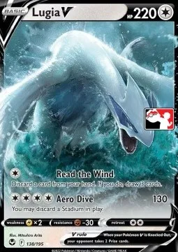 Lugia V, Pokémon card PPS 138-5 — Play! Pokémon Prize Pack Series set