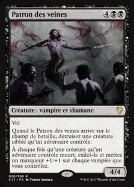 Patron des veines, carte Magic C17 20 — extension Commander 2017