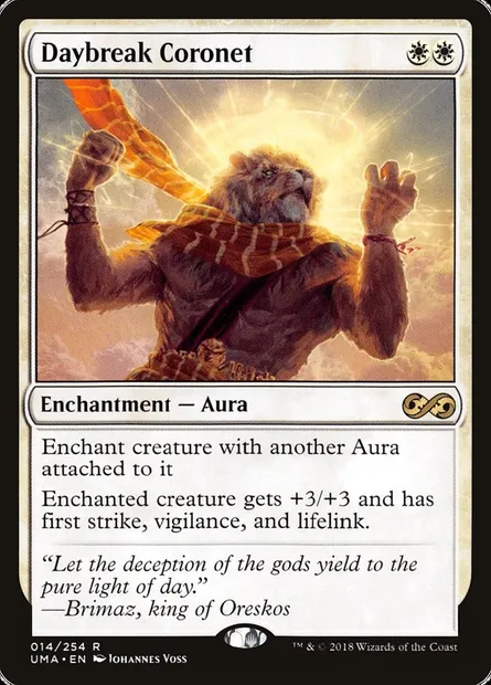 Daybreak Coronet, Magic card UMA 14 — Ultimate Masters set