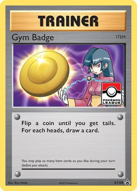 Gym Badge, Pokémon card XY 208 — XY Black Star Promos set