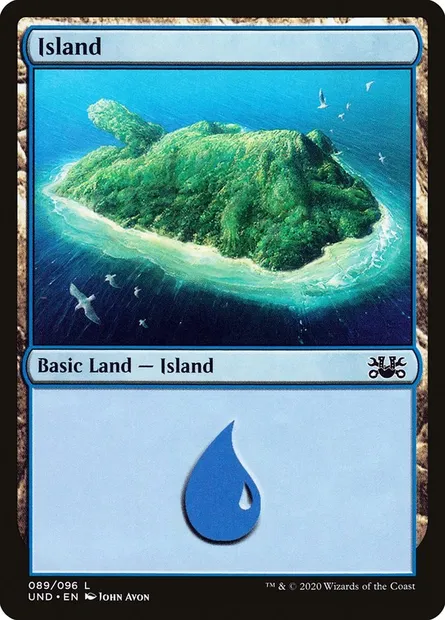 Île, carte Magic UND 89 — extension Unsanctioned