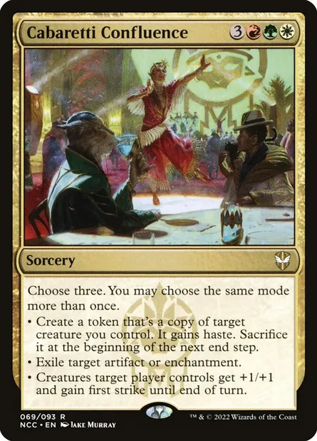 Cabaretti Confluence, Magic card NCC 69 — New Capenna Commander set