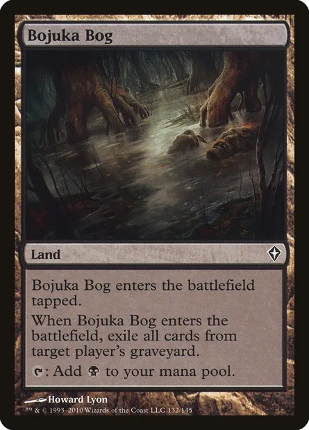 Bojuka Bog, Magic card WWK 132 — Worldwake set
