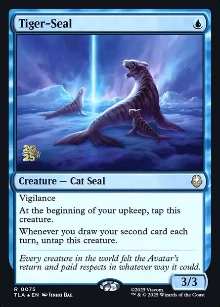 Tiger-Seal, Magic card PTLA 75s — Avatar: The Last Airbender Promos set