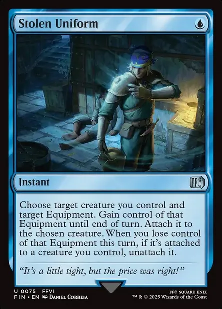 Stolen Uniform, Magic card FIN 75 — Final Fantasy set
