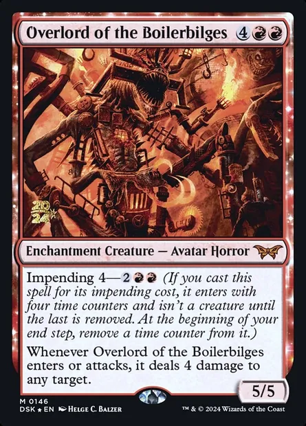 Suzerain de Bouillecale, carte Magic PDSK 146s — extension Duskmourn: House of Horror Promos