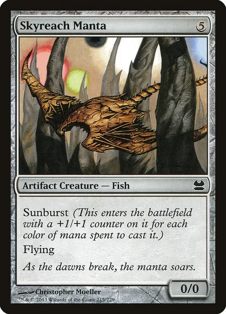 Skyreach Manta, Magic card MMA 215 — Modern Masters set