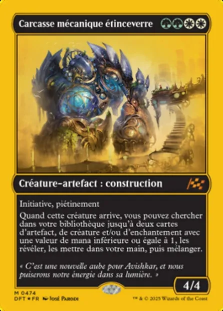 Carcasse mécanique étinceverre, carte Magic DFT 474 — extension Aetherdrift
