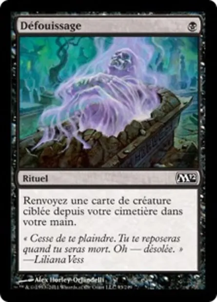 Défouissage, carte Magic M12 93 — extension Magic 2012