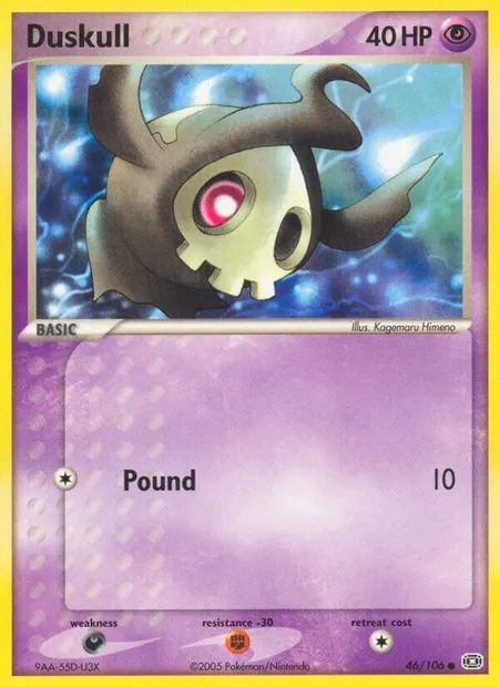 Duskull, Pokémon card EM 46 — Emerald set