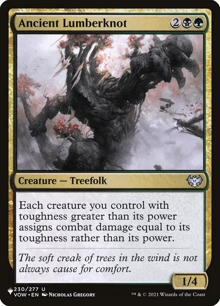 Ancient Lumberknot, Magic card PLST VOW-230 — The List set
