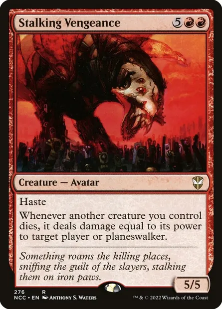 Stalking Vengeance, Magic card NCC 276 — New Capenna Commander set