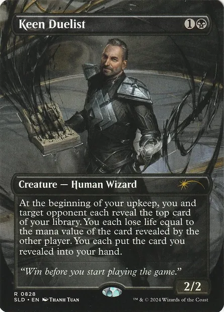 Keen Duelist, Magic card SLD 828 — Secret Lair Drop set