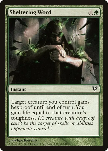 Sheltering Word, Magic card AVR 192 — Avacyn Restored set