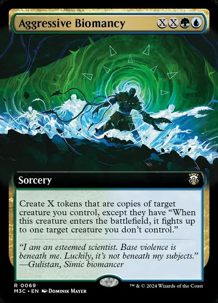 Aggressive Biomancy, Magic card M3C 69 — Modern Horizons 3 Commander set
