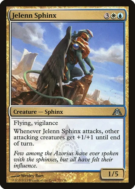 Jelenn Sphinx, Magic card DGM 77 — Dragon's Maze set