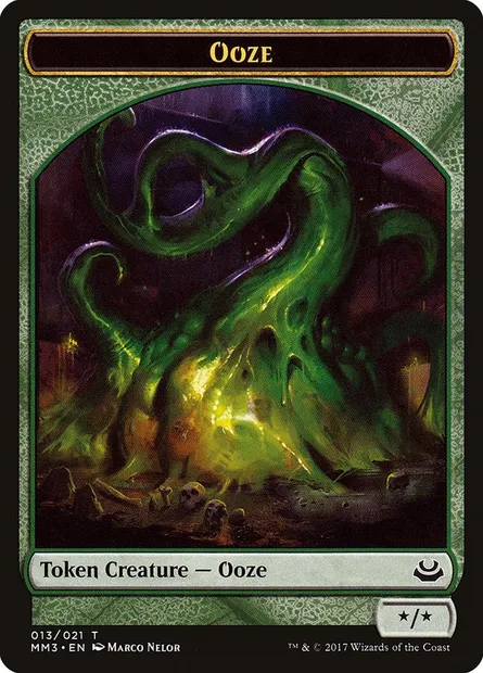 Ooze, carte Magic TMM3 13 — extension Modern Masters 2017 Tokens