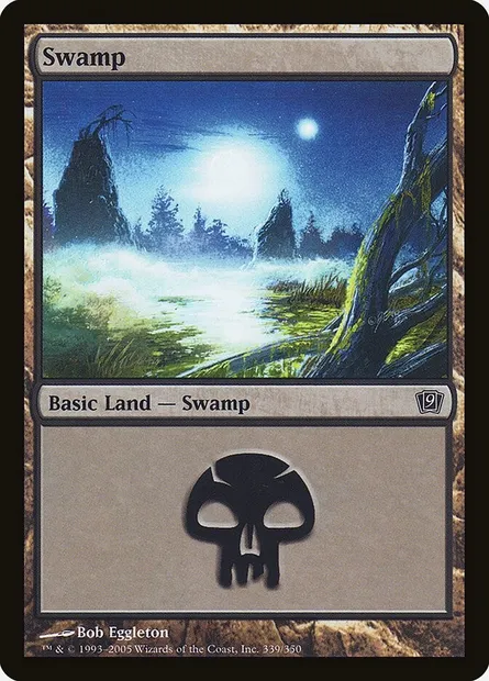 Swamp, Magic card 9ED 339★ — Ninth Edition set