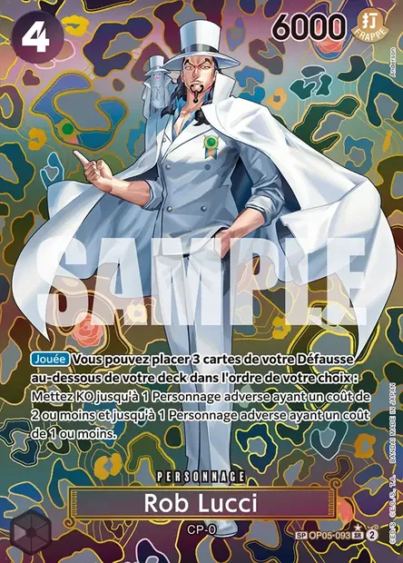 Rob Lucci, carte One Piece OP05-093 — extension AWAKENING OF THE NEW ERA