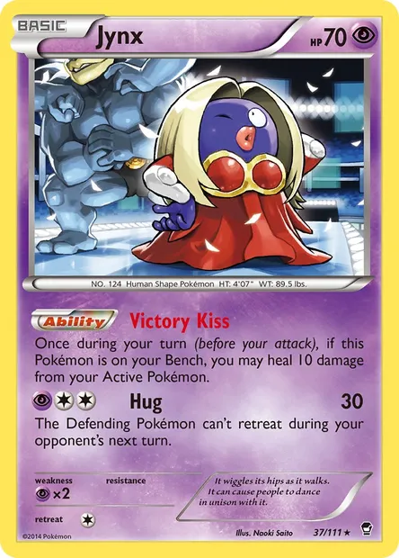 Jynx, Pokémon card FFI 37 — Furious Fists set