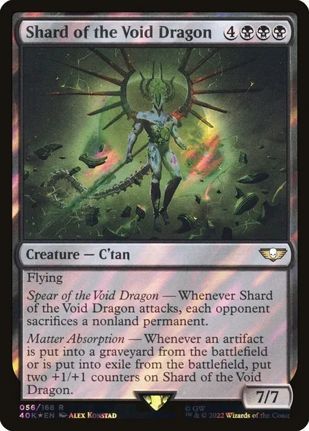 Shard of the Void Dragon, Magic card 40K 56★ — Warhammer 40,000 Commander set