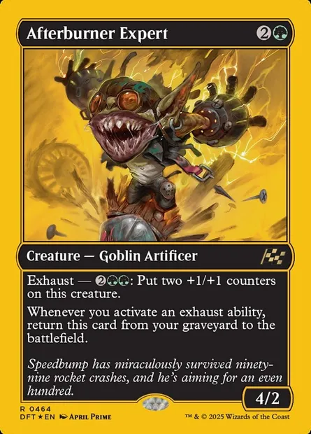 Afterburner Expert, Magic card DFT 464 — Aetherdrift set