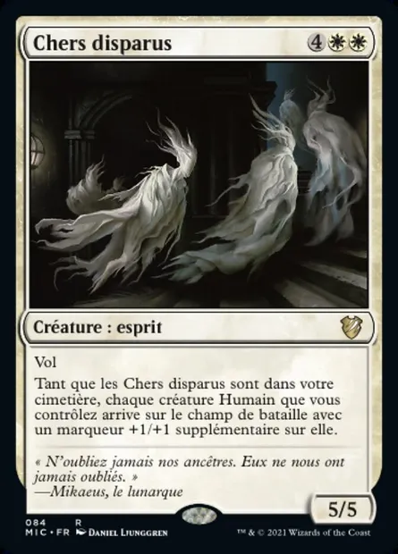 Chers disparus, carte Magic MIC 84 — extension Midnight Hunt Commander