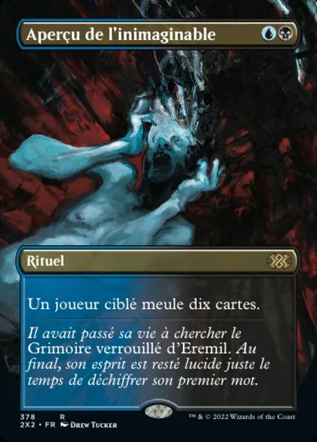 Aperçu de l'inimaginable, carte Magic 2X2 378 — extension Double Masters 2022