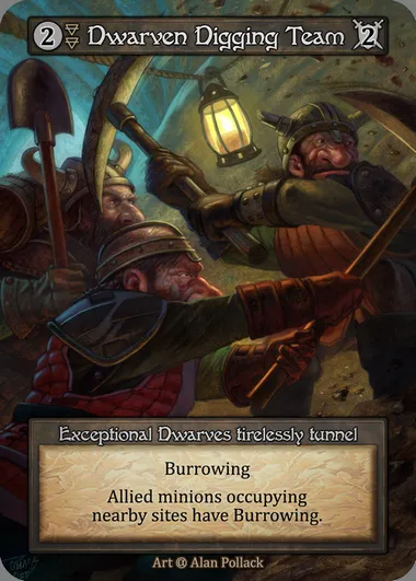 Dwarven Digging Team, Sorcery card ALP 055 — Alpha set