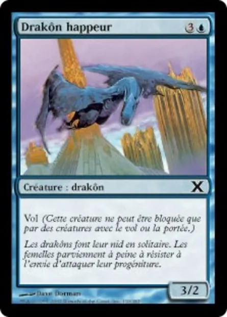 Drakôn happeur, carte Magic 10E 110 — extension Dixième édition