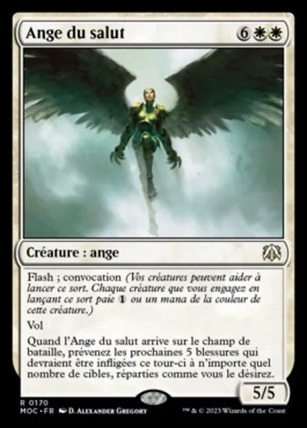 Ange du salut, carte Magic MOC 170 — extension March of the Machine Commander