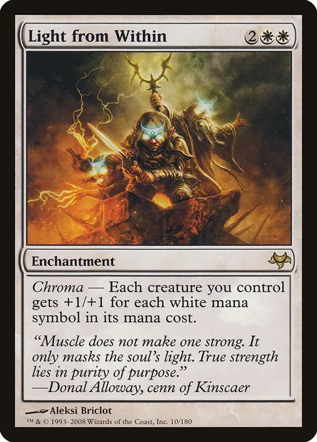 Light from Within, Magic card EVE 10 — Eventide set