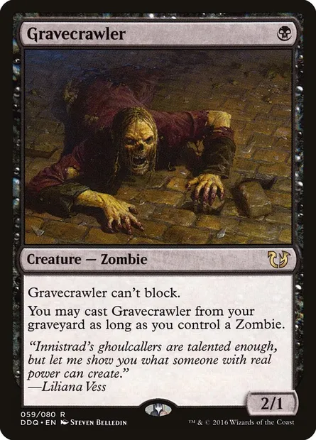 Gravecrawler, Magic card DDQ 59 — Duel Decks: Blessed vs. Cursed set