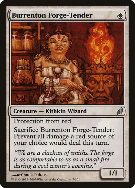Burrenton Forge-Tender, Magic card LRW 7 — Lorwyn set