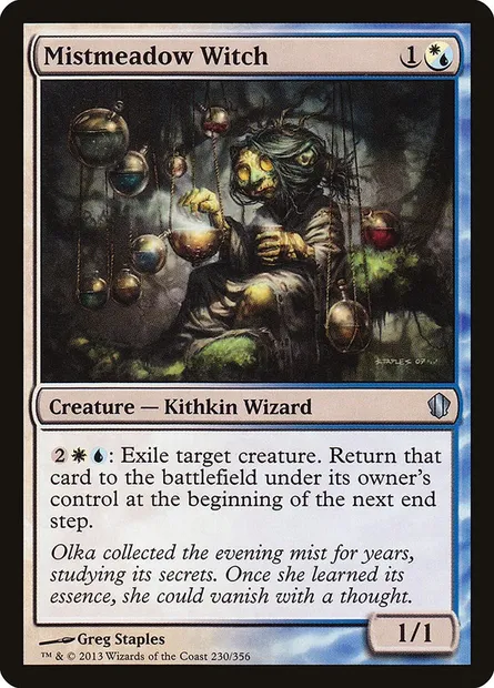Mistmeadow Witch, Magic card C13 230 — Commander 2013 set