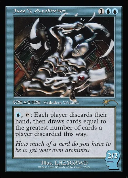 Jace's Archivist, Magic card SLD 2515 — Secret Lair Drop set