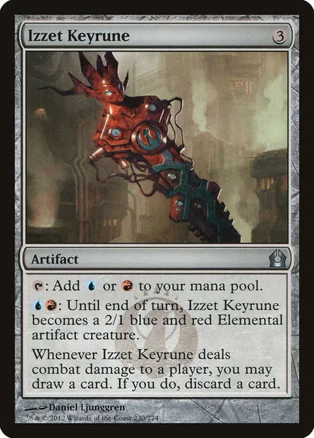 Izzet Keyrune, Magic card RTR 230 — Return to Ravnica set