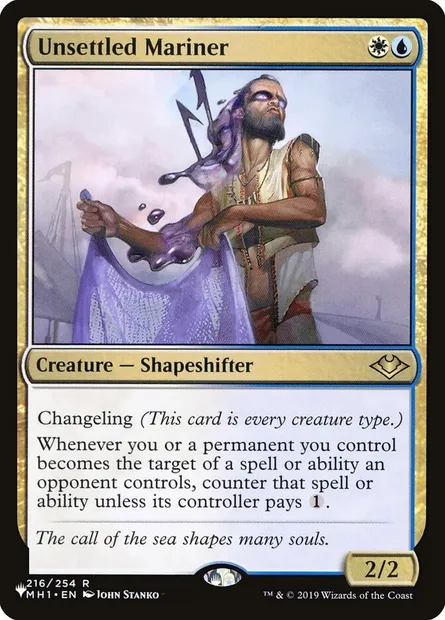 Unsettled Mariner, Magic card PLST MH1-216 — The List set