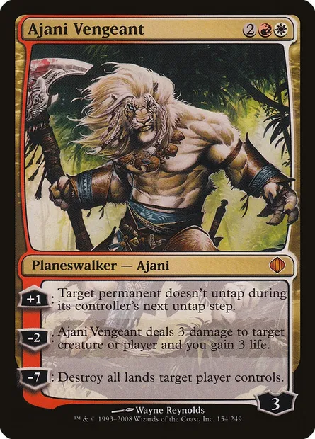 Ajani Vengeant, Magic card ALA 154 — Shards of Alara set