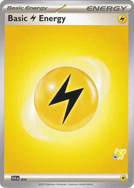 Basic Lightning Energy, Pokémon card BA24 004-16 — Battle Academy 2024 set