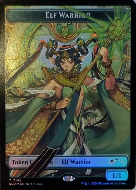 Elf Warrior, carte Magic SLD 7168 — extension Secret Lair Drop
