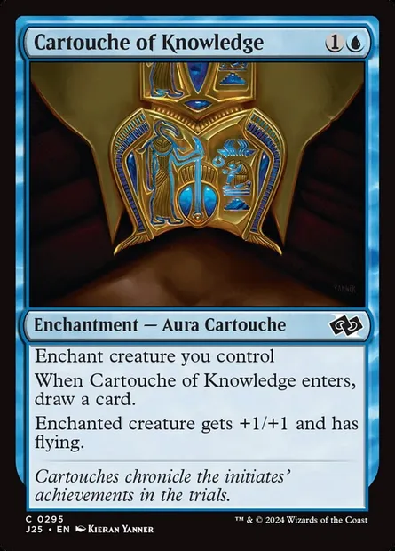 Cartouche of Knowledge, Magic card J25 295 — Foundations Jumpstart set