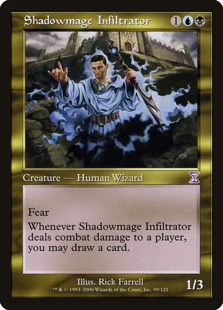 Shadowmage Infiltrator, Magic card TSB 99 — Time Spiral Timeshifted set