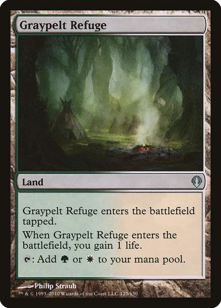 Graypelt Refuge, Magic card ARC 125 — Archenemy set