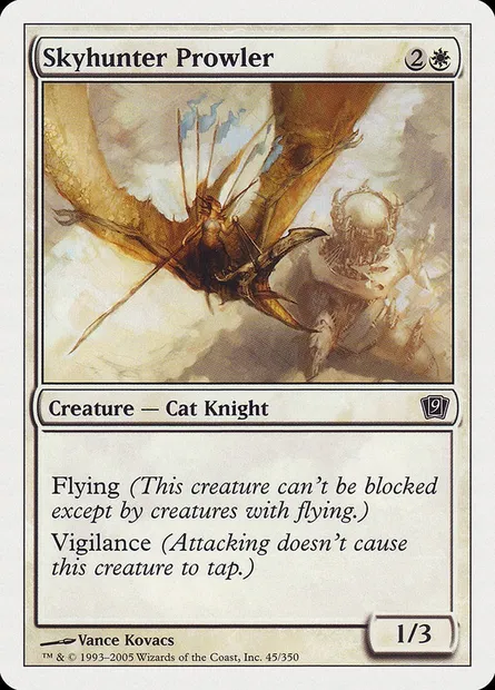 Rôdeuse chasseciel, carte Magic 9ED 45 — extension Neuvième Edition