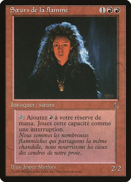 Sisters of the Flame, Magic card REN 94 — Renaissance set
