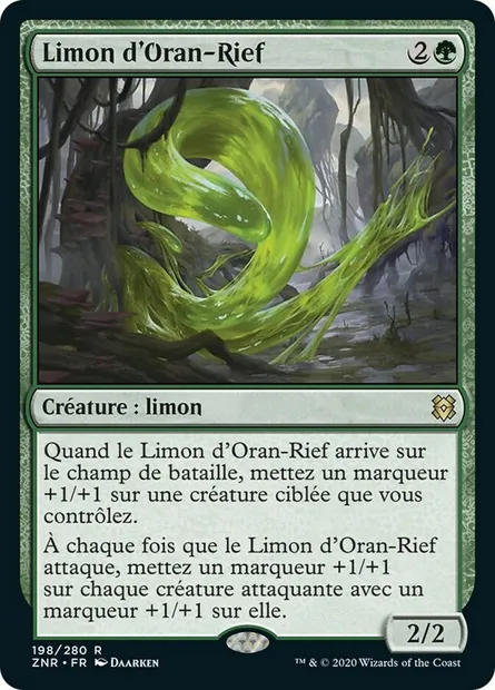 Limon d'Oran-Rief, carte Magic ZNR 198 — extension Renaissance de Zendikar