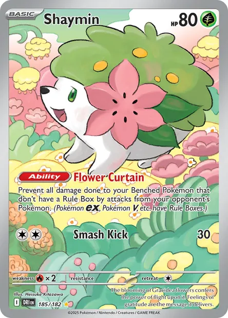 Shaymin, Pokémon card DRI 185 — Destined Rivals set