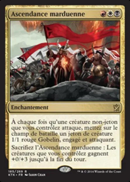 Ascendance marduenne, carte Magic KTK 185 — extension Les Khans de Tarkir